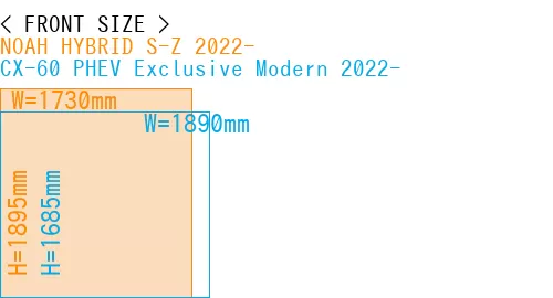 #NOAH HYBRID S-Z 2022- + CX-60 PHEV Exclusive Modern 2022-